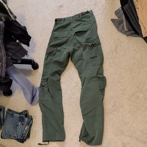 Women's Stylish Green Cargo Pants